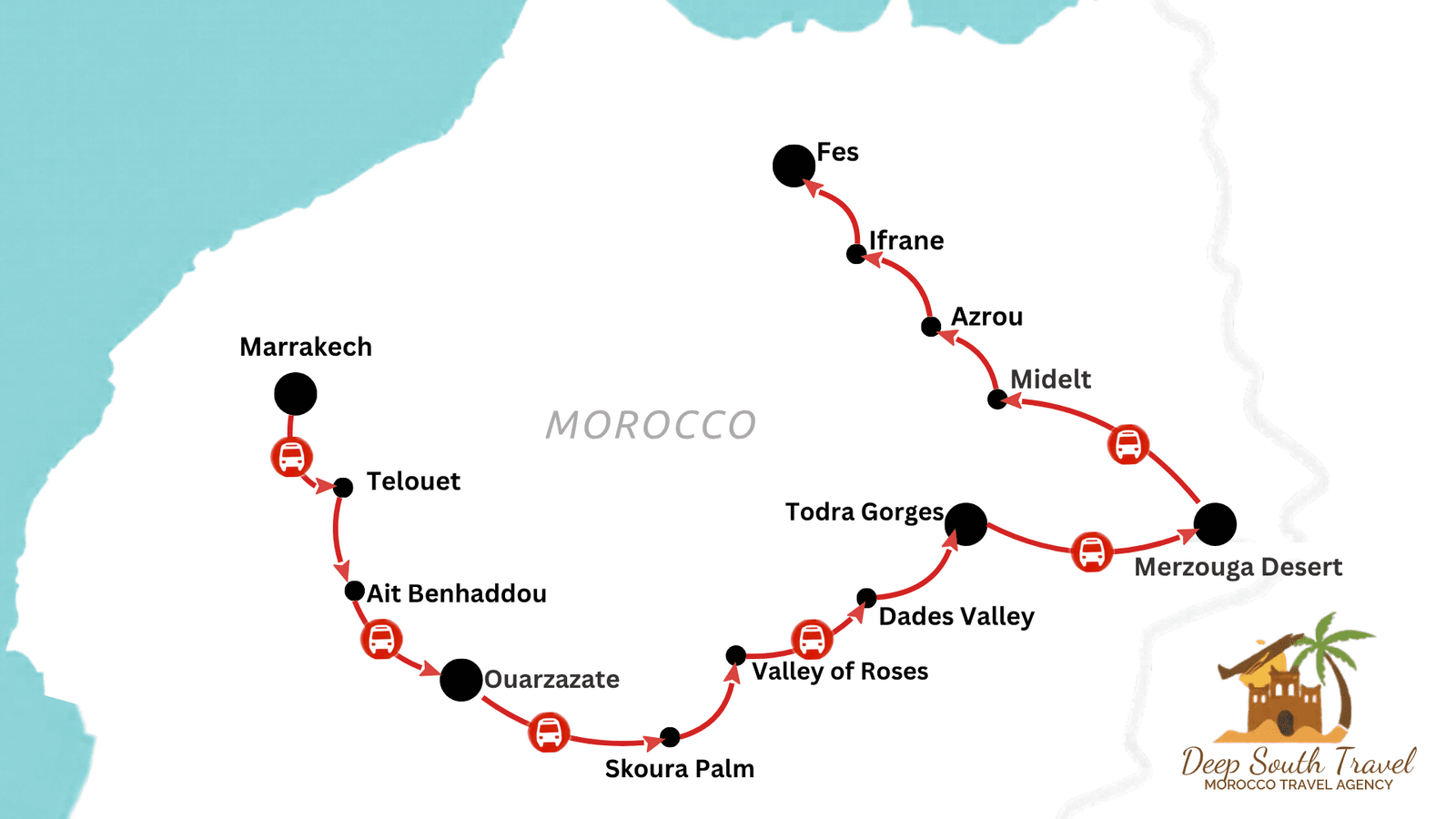 5-Day Desert Tour From Marrakech To Fes