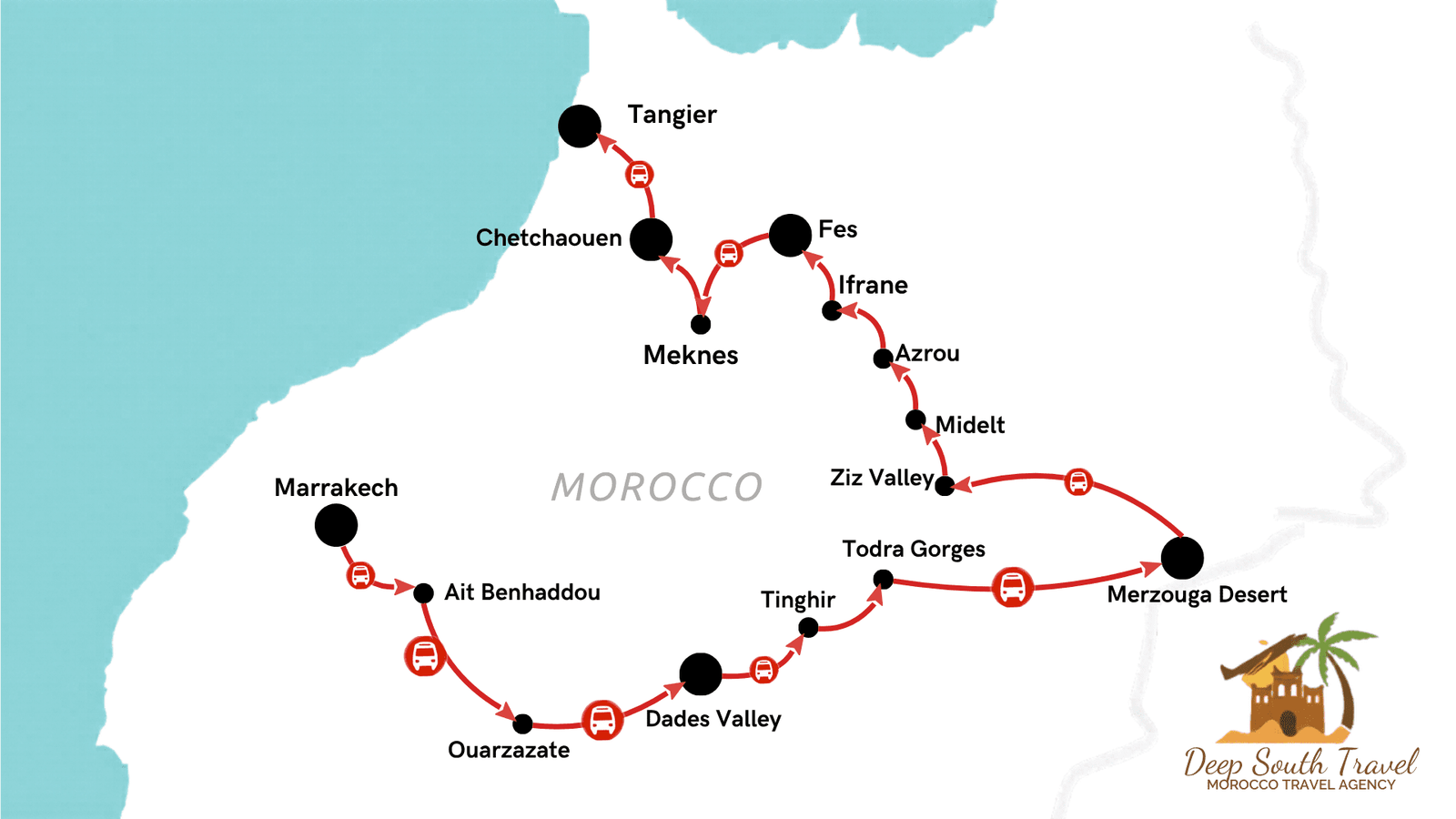 6-Day Desert Tour From Marrakech To Tangier