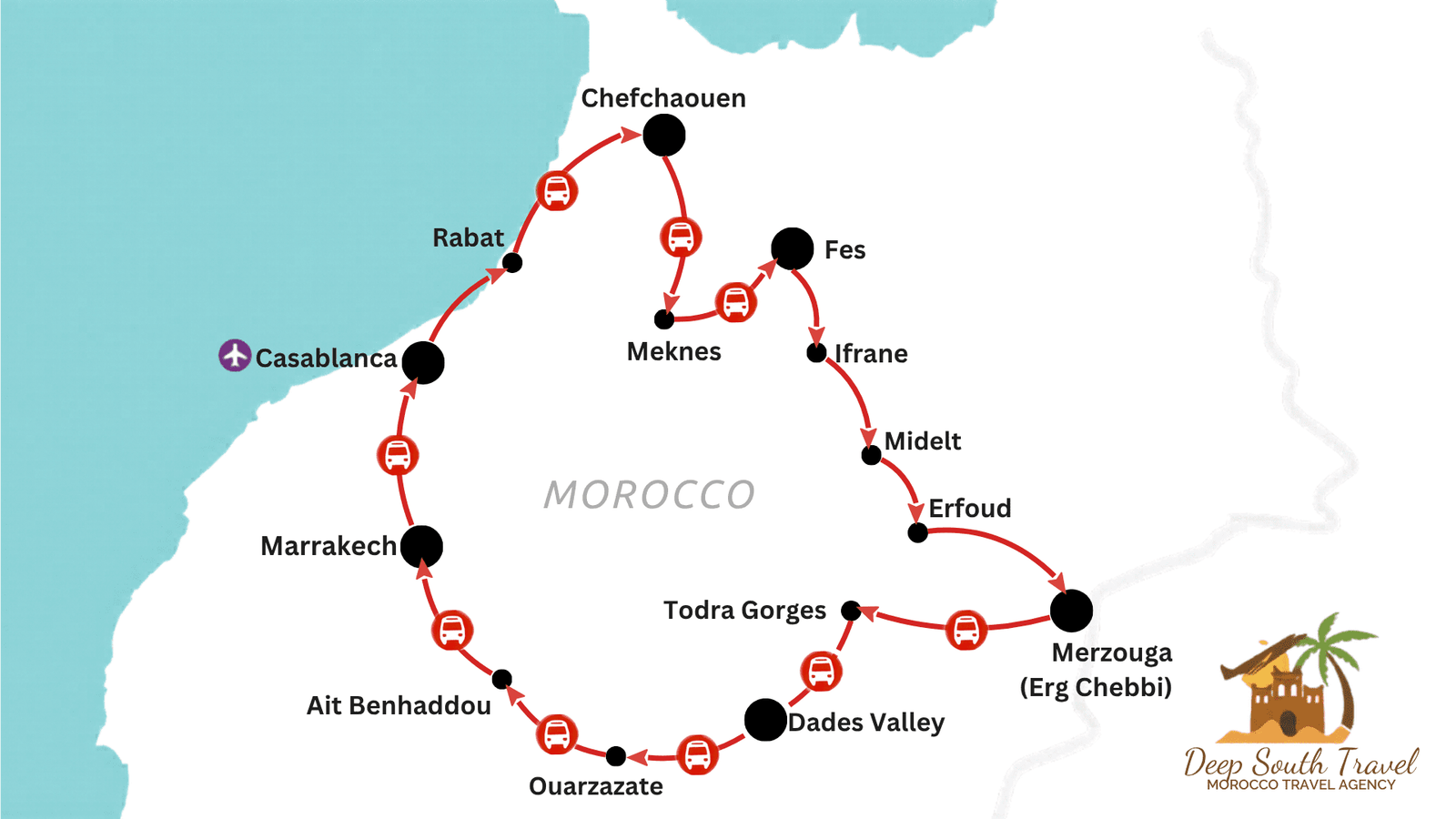 10-Day Morocco Imperial Cities & Desert Tour from Casablanca