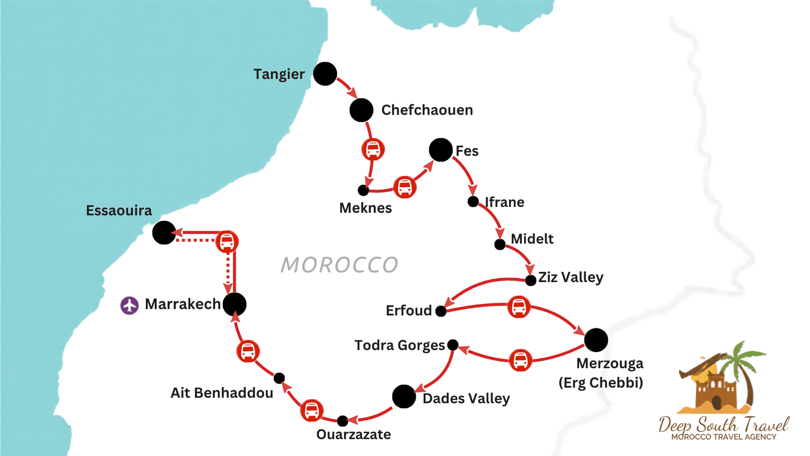 10-Day Morocco Tour From Tangier to Marrakech