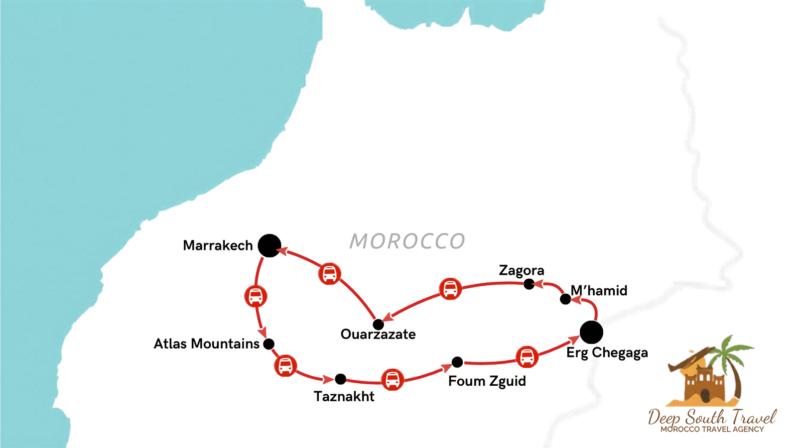 2-Day Luxury Desert Tour from Marrakech to Erg Chegaga